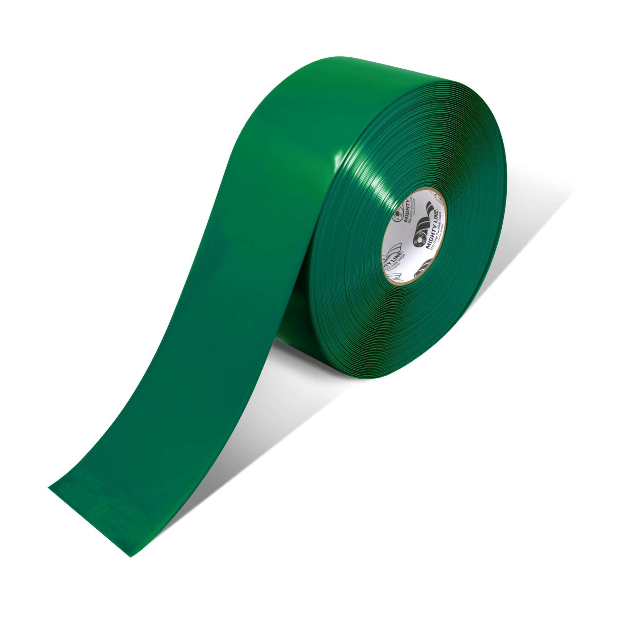 Mighty Line Industrial Floor Marking Tape, Green, 4in. x 100ft. Roll